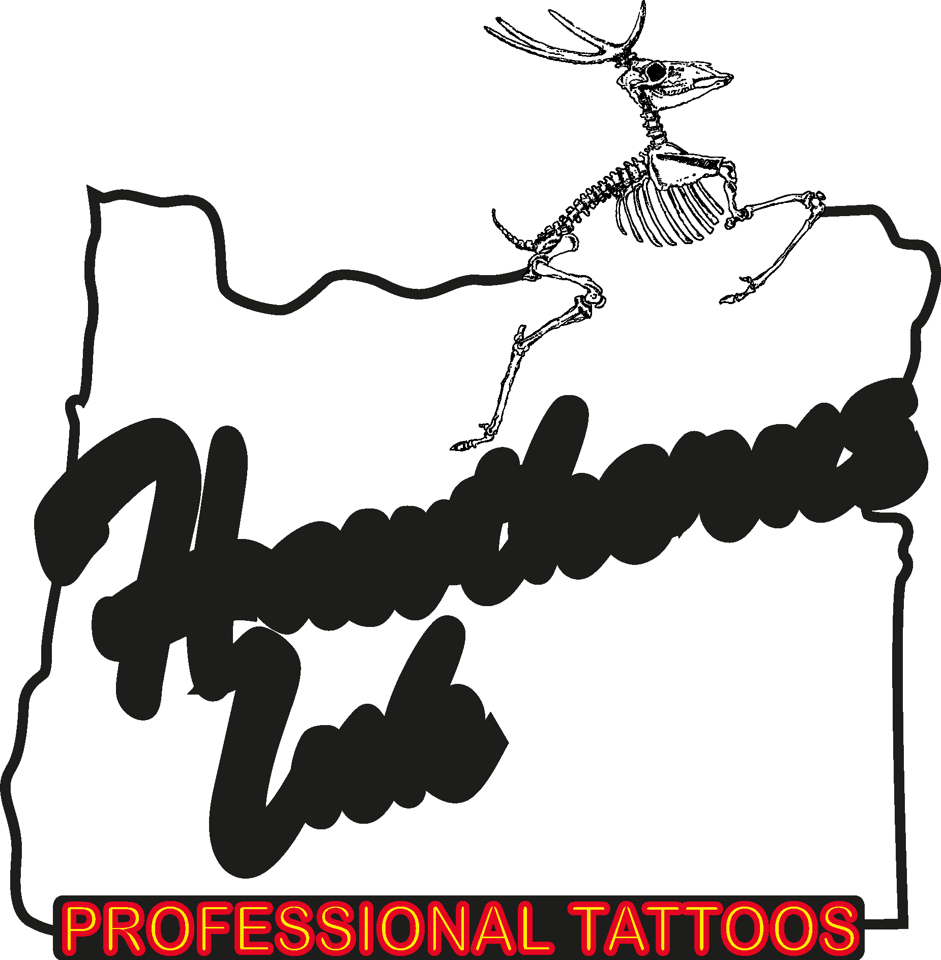 Hawthorne Ink Tattoo Logo Vector Logo